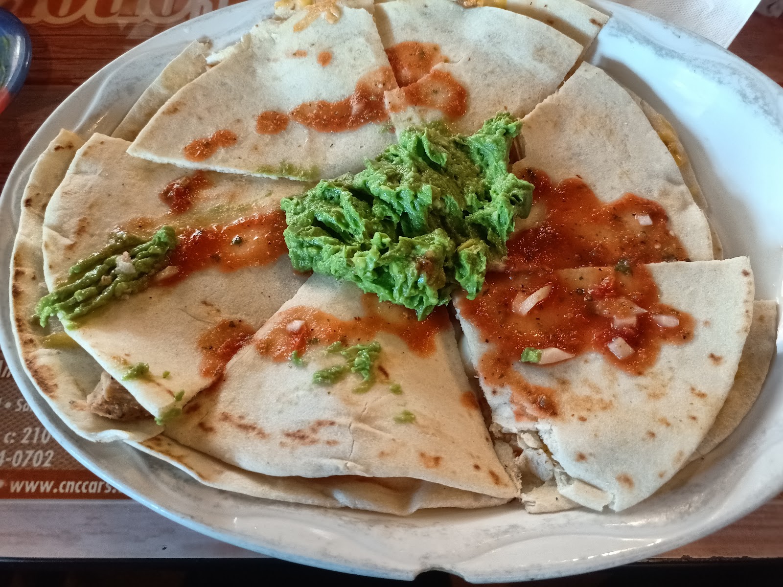 Fajita plate at Los Generales